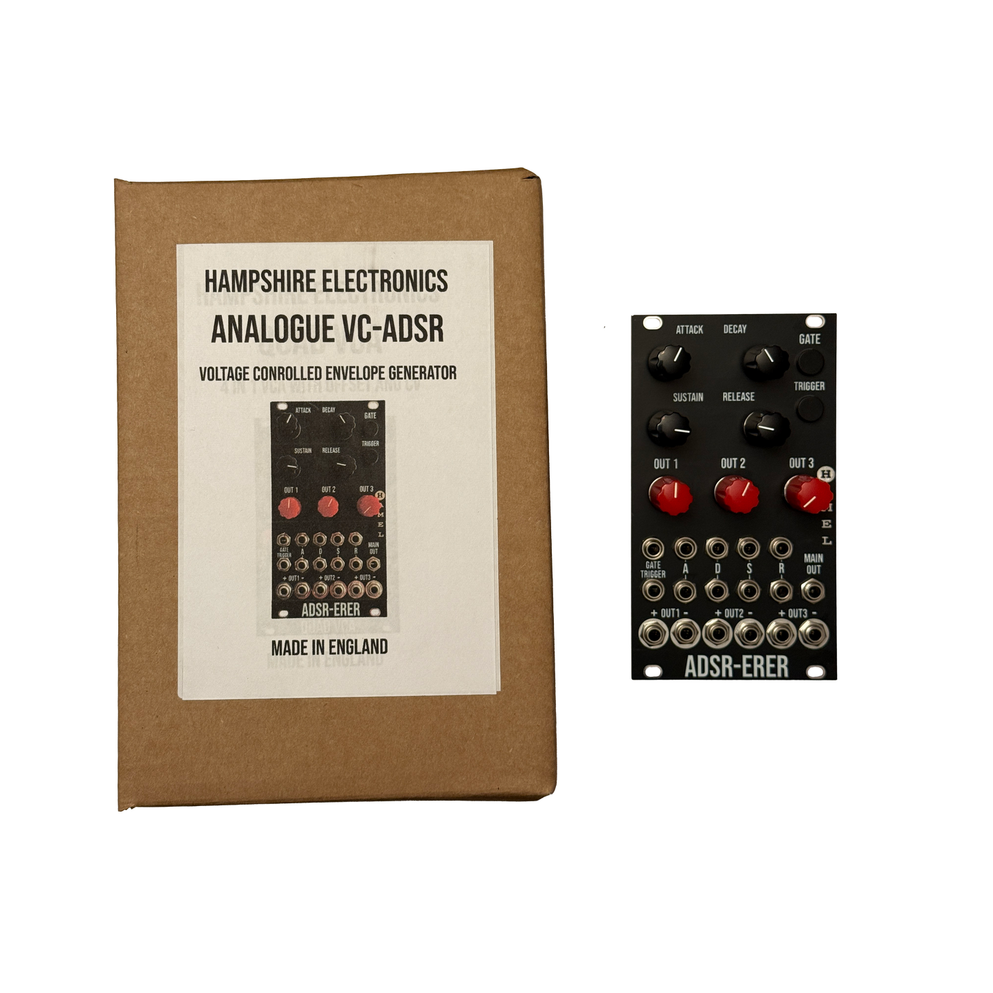 ADSR Envelope – Analogue Full CV ADSR with 3 Outputs for Envelope Shaping in Eurorack