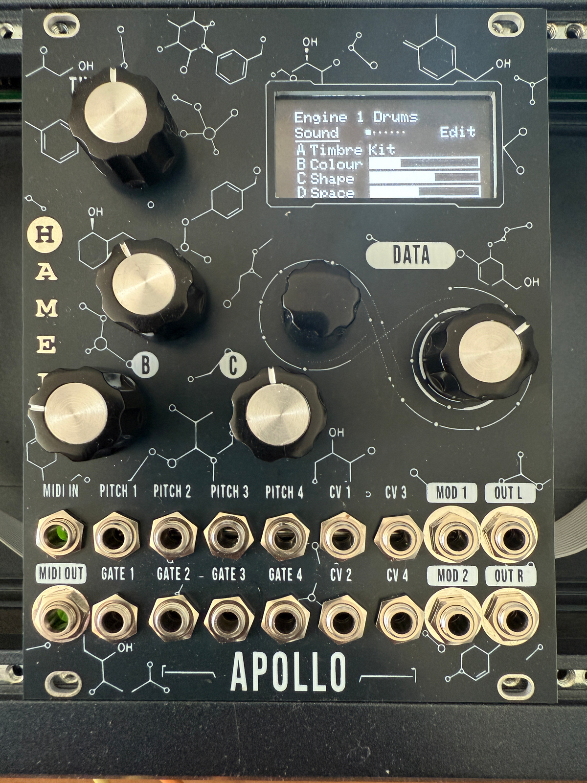 Apollo — Polyphonic Synthesiser for Eurorack · Two Engines, Eight Voices, MIDI