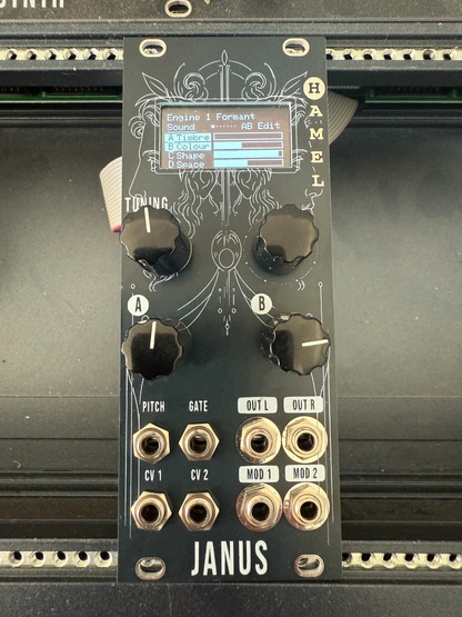Janus — Dual-Engine Synthesiser Voice · Twelve Engines, Chords, Arpeggiator, Stereo FX