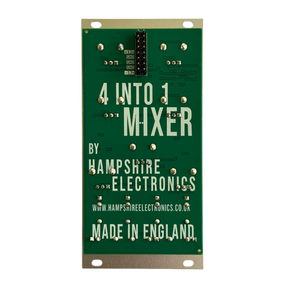 4 Channel Mixer - 4 Input / 3 Output Analogue Mixer Module for Eurorack