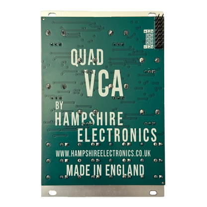 Quad VCA - 4 Independent Analog VCAs In One Module for Eurorack