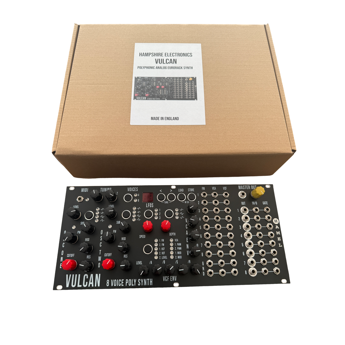 Vulcan — 8-Voice Polyphonic Analog Synth for Eurorack