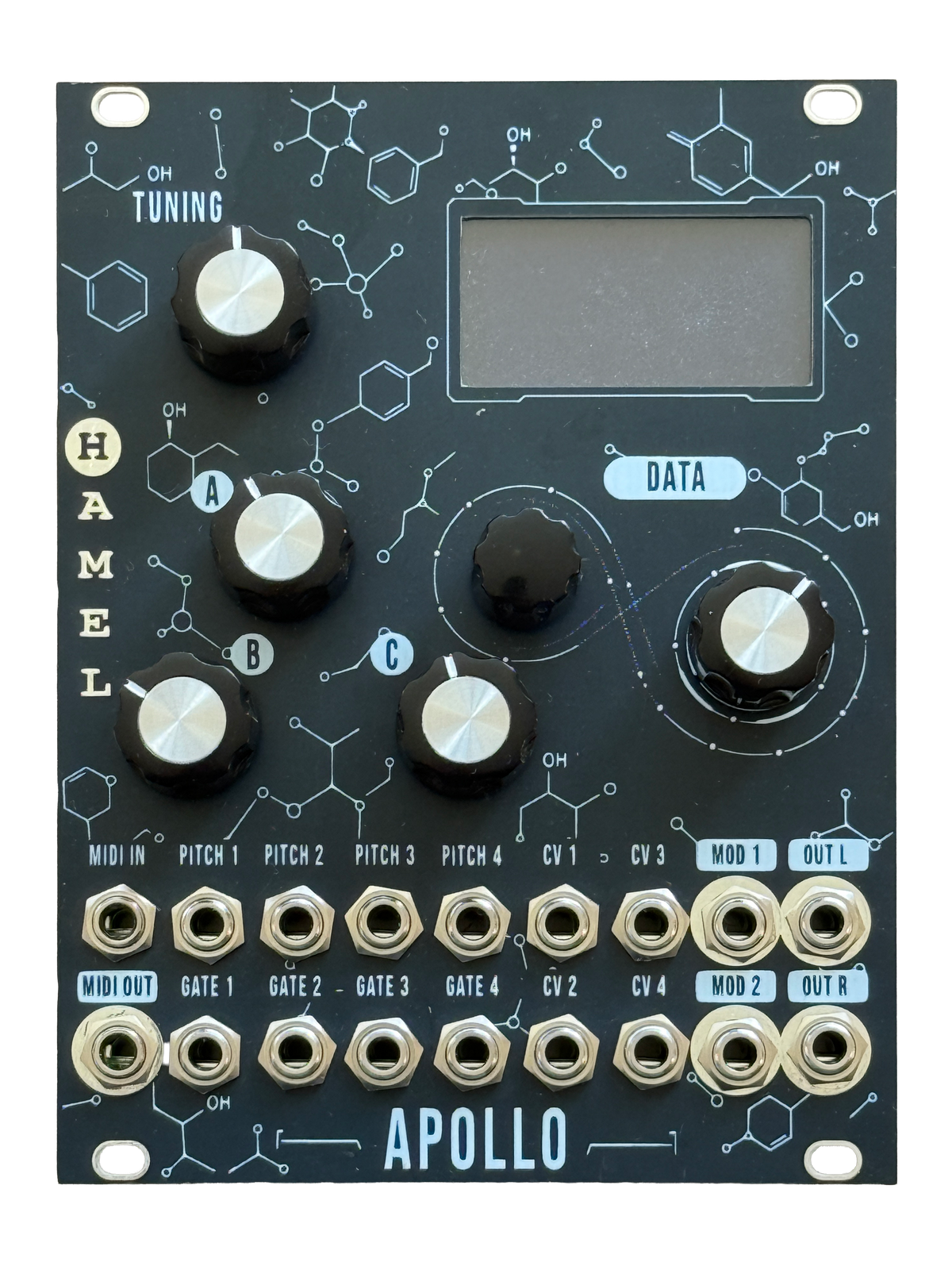 Apollo — Polyphonic Synthesiser for Eurorack · Two Engines, Eight Voices, MIDI