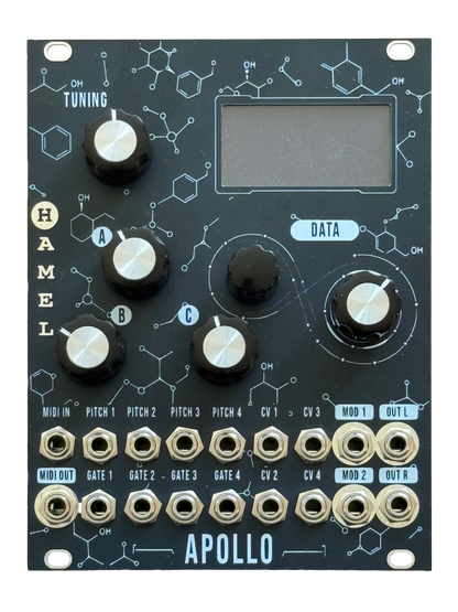 Apollo — Polyphonic Synthesiser for Eurorack · Two Engines, Eight Voices, MIDI