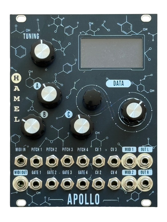 Apollo — Polyphonic Synthesiser for Eurorack · Two Engines, Eight Voices, MIDI