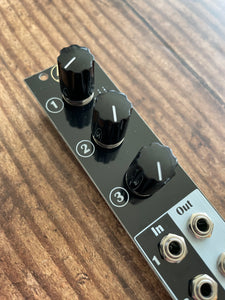 3 Channel Passive Attenuator - Eurorack Analogue Synth Module in 6HP