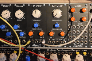 Low Pass VCF - Eurorack Analogue Voltage Controlled Filter Module