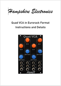 Quad VCA - Eurorack Analogue Voltage Controlled Amplifier