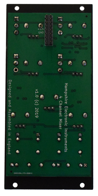 4 Channel Mixer - Eurorack Mixer Module